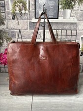 THE BRIDGE briefcase  laptop bag document holder office bag with long strap