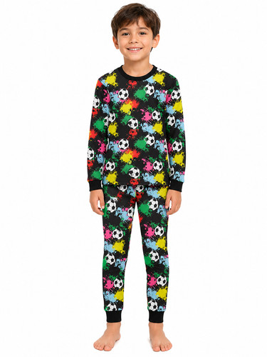 Boys football pyjamas - football,