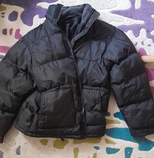 Vintage Eisenegger  Black Puffer Quilted  Mens Jacket medium (33)