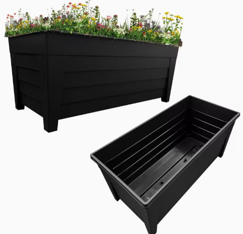 Large black plastic - x,