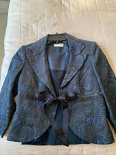 Stunning Kaliko Navy/gold jacket and top size 10 (dry cleaned)