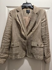 The Limited Linen Blazer Small