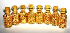 Gold Glass Bottles Corked