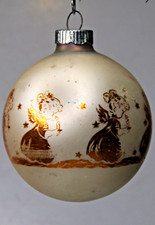 Vintage Glass Pictured ANGEL w