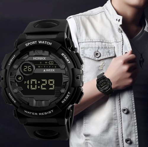 Mens watches black military - watches,