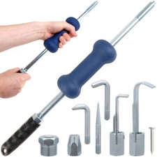 9Pc DENT PULLER SET Hammer Kit Car Auto Body Shop Panel Bearing Hail Repair Tool