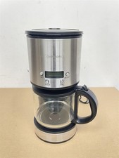 Cookworks Stainless Steel Coffee Maker Thermostatic hotplate for even heat