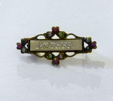 Vintage Mother Brooch Pin