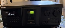 Sony CDP-CX355 Compact Disc Player with Mega Storage 300 with Remote Control.