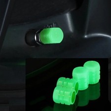 1-20PCS Luminous Car Tire Valve Cap Fluorescent Night Glowing Decor Motorcycle