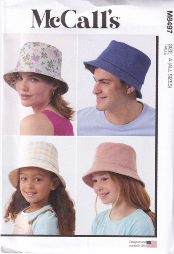 Mccalls 8497 bucket hat sewing - mccalls,