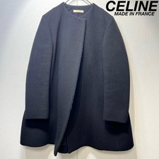 CELINE Phoebe wool collarless
