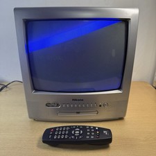 Hikona 14" CRT Retro Gaming TV Monitor RGB Scart TC-1400 & Remote DVD Faulty