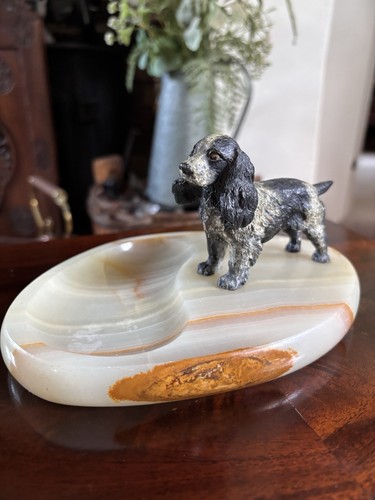 Vintage cold painted bronze