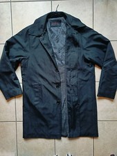 #ListingsInLights Butler and Webb Mens Black Trench Coat Jacket Size S Button