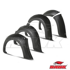 MATTE BLACK FENDER FLARES WIDE BODY ARCH KIT FOR ISUZU D-MAX RT 2012-2015