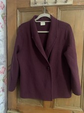 Eastex Women's Size 14 Mulberry Purple Wool Blend Jacket