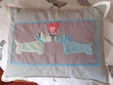 scottie dog cushion 30 x 40 cm