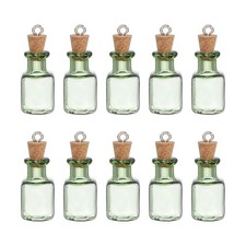 10 Pcs Small Square Mini Glass