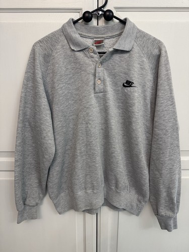Vintage nike gray polo - nike,