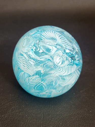 Blue murano latticino lattice - murano,