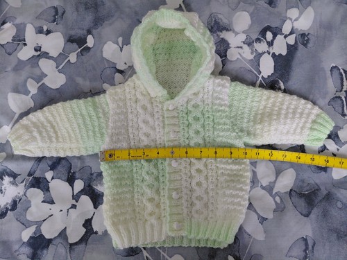 Baby boy hand knitted - hand,