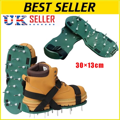 Lawn aerating spiked shoes - lawn,