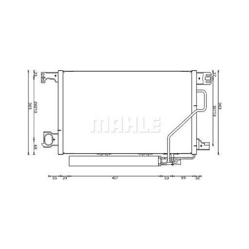 662 000s mahle condenser - 662,