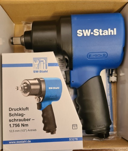 Pneumatic impact wrench - wrench, 1/2"
