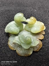 Hand carved Xiuyan Jade