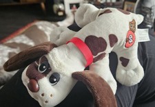 POUND PUPPY  BROWN & WHITE