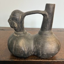 Antique Peruvian black pottery