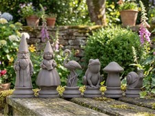 Garden Gnomes Chess Set Pieces