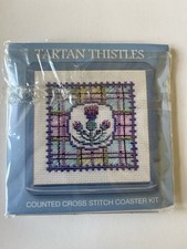 Tartan thistle Counted Cross