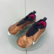 NIKE AIR ZOOM MERCURIAL VAPOR 15 Football Boots 12 Gold Younger Boys Astro