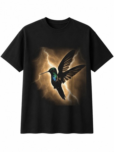 Hummingbird charcoal bird - hummingbird,