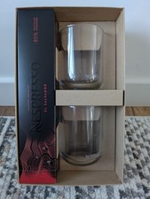 Nespresso 2 x Clear Glass