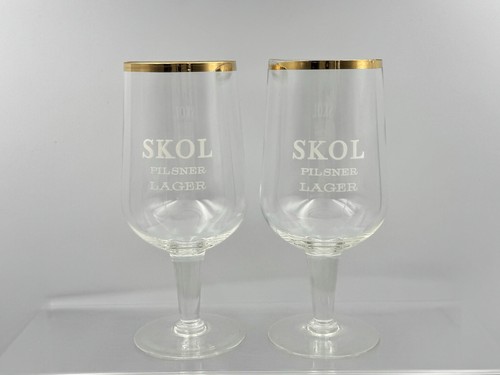 Vintage pair skol pilsner - vintage,