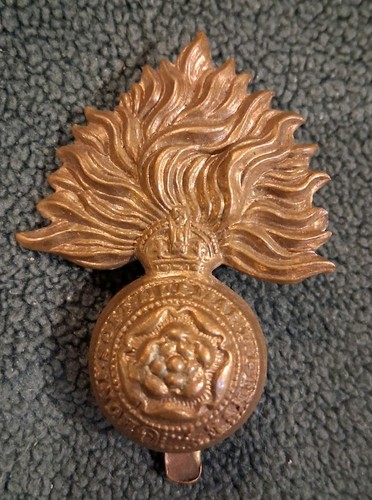 Royal fusiliers brass cap - royal,