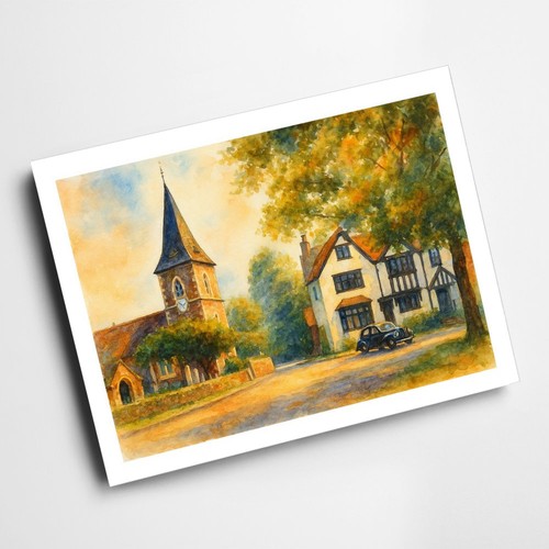 Print merrow church - print,