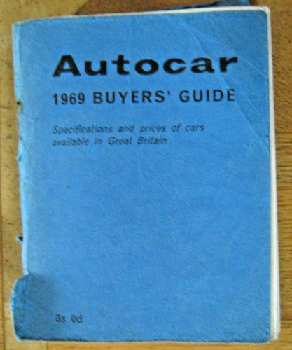 Autocar buyers guide - autocar, 1969