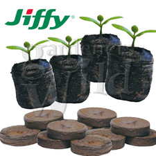 Jiffy-7 PEAT PLUGS PELLETS plant propagation sponge cube cutting seed hydroponic