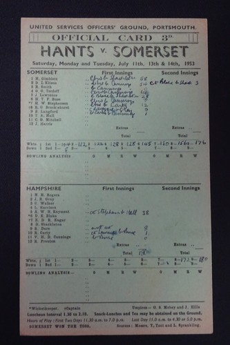 1953 hampshire somerset - 1953,