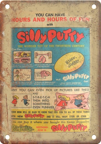 Silly putty vintage comic book - silly,