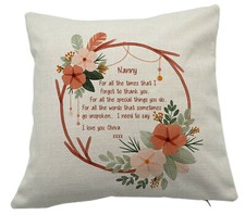 Personalised Cushion Cover