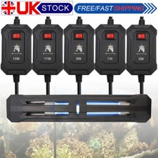 Aquarium Fish Tank Tool Equipment UV Sterilization Light Lamp Strip Disinfect UK