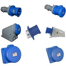 Garo 240V 63A 2P+E Blue