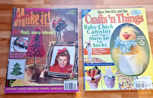 Vintage crafts things 1991 - vintage,