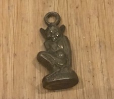 Vintage Brass Pixie Charm/