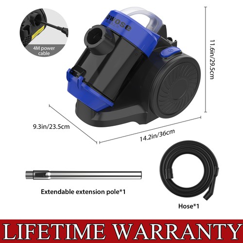 6000w bagless cylinder vacuum - bagless,